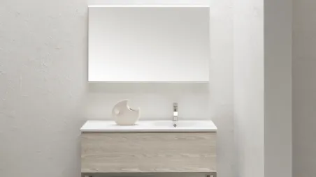 Mobile Bagno da appoggio in nobilitato effetto legno B-GO BG028 di Compab