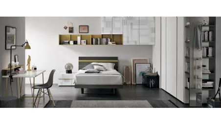 Cameretta con letto, scrivania e comodino, Comp 06 di Tomasella