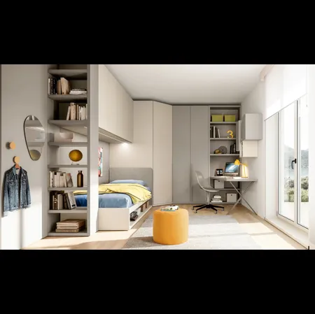 Cameretta a ponte Layout 02B di Doimo Cityline