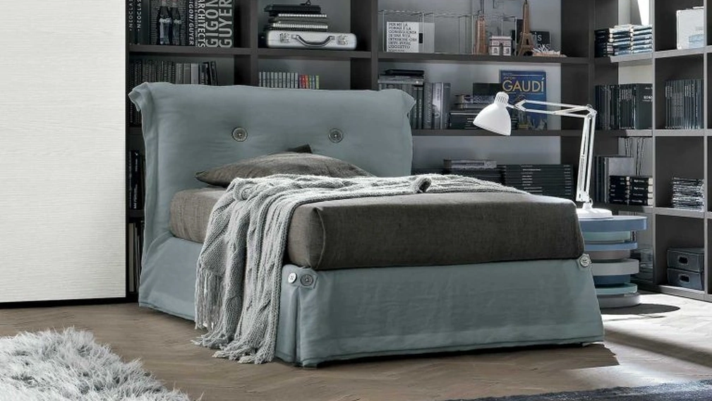Letto singolo con testiera Amami di Tomasella