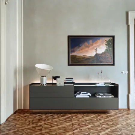 Madia Cabaret 84B sx in laccato Antracite opaco di Sangiacomo