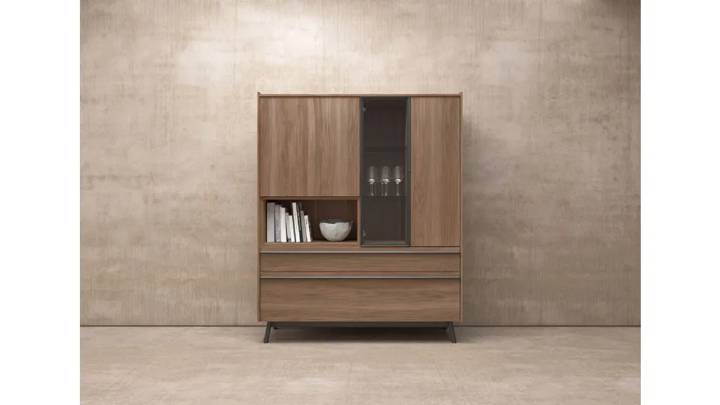 Madia Alta in essenza legno Glamour 03 di Mab