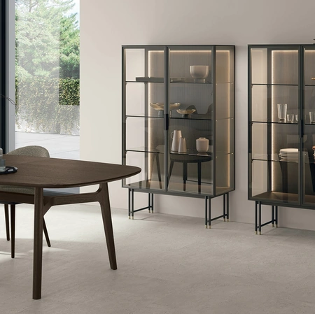 Madia Joyce con ante in vetro di Tomasella