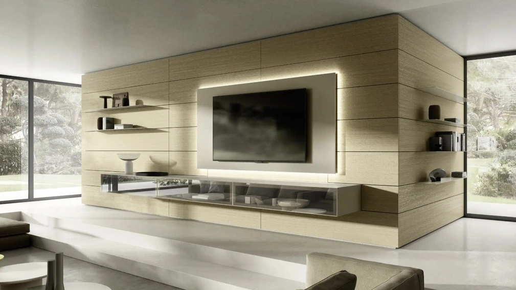 Parete Attrezzata Domino Boiserie 08 di Sangiacomo