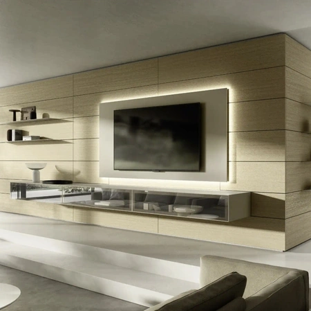 Parete Attrezzata Domino Boiserie 08 di Sangiacomo