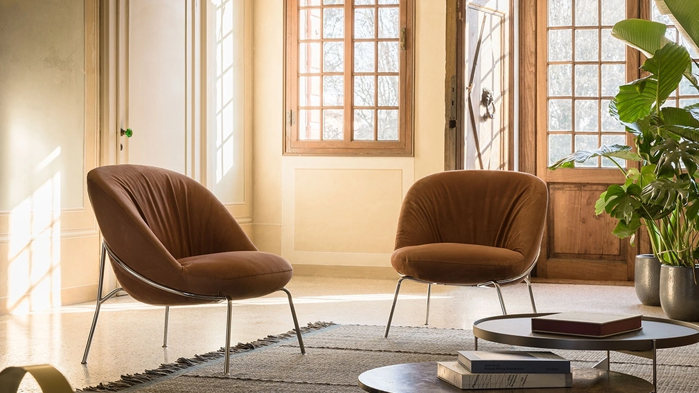 Poltroncina in tessuto Ella di Pianca