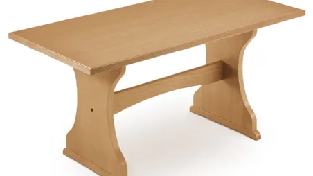 Tavolo in legno impiallacciato Fratino di Veneta Cucine