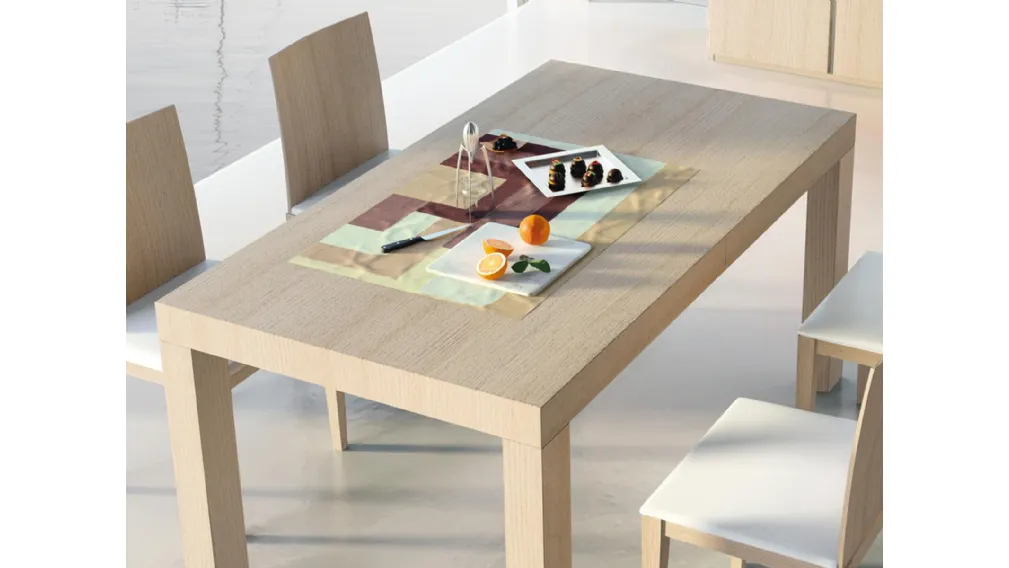 Tavolo allungabile Full Folding in legno laccato bianco di Fratelli Elli