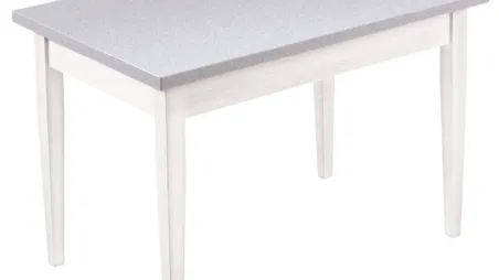 Tavolo fisso Moderno in legno massello con piano in laminato di Venta Cucine