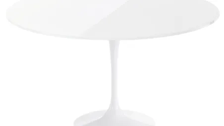 Tavolo rotondo moderno in alluminio e vetro Tango fisso di Veneta Cucine