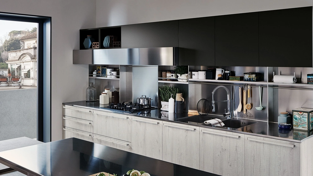 Cucina Moderna lineare Ethica 02 di Veneta Cucine