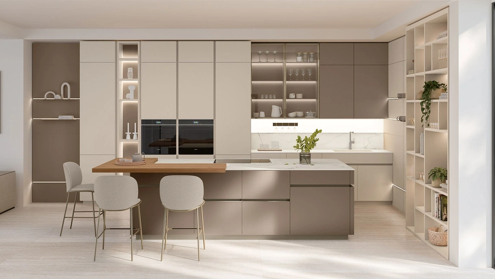 Cucina Moderna con isola Iconica 02 di Veneta Cucine